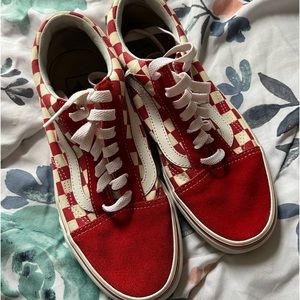 Ted and White checker vans